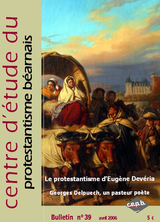 CEPB protestantisme Béarn bulletin 39